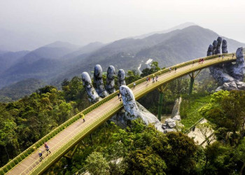 100% instagrammable: die Golden Bridge in den Bergen von Zentralvietnam