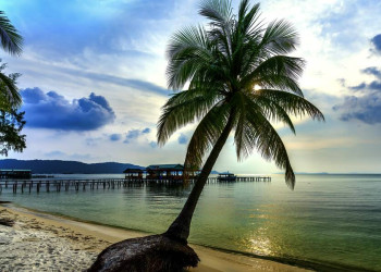 Der Palmenstrand auf Phu Quoc lädt zum Entspannen ein