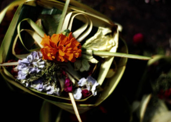 Opfergaben im hinduistischen Tempel
