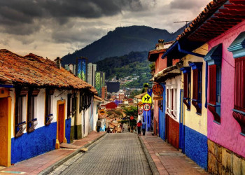 In der Altstadt von Bogotá