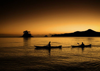 Abendstimmung in Neuseeland