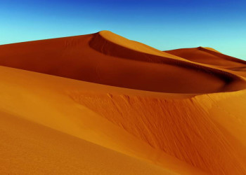 Sanddünen in der marokkanischen Sahara