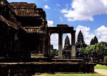 Der Tempel von Angkor Wat in Siem Reap