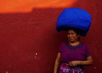 Markttag in Chichicastenango in Guatemala