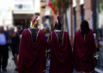 Moderne Legionäre in Rom