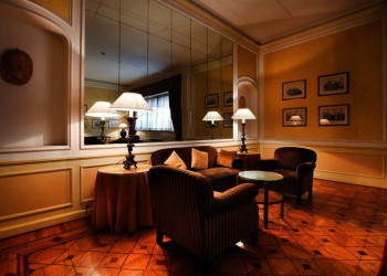 Ein Aufenthaltsraum im Hotel Atlantico