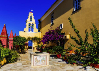 Das Kloster Theotokos auf Korfu