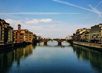 Blick auf den Arno und seine Ufer