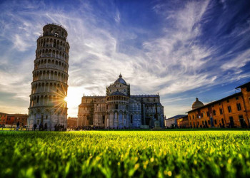 Kathedrale und Schiefer Turm von Pisa