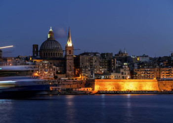 Blick auf die maltesische Hauptstadt Valletta