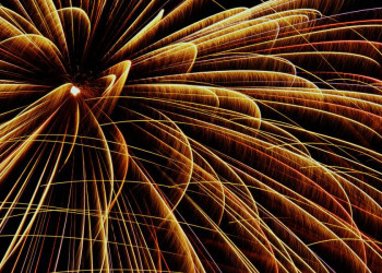 Feuerwerk am Nachthimmel