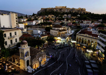 Altstadt von Athen mit Akropolis