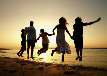 Beste Urlaubsstimmung mit der Familie