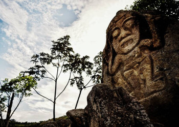 Im archäologischen Park von San Agustín
