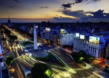 Der Obelisk von Buenos Aires in Argentinien