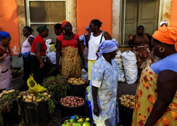 Markttag in Praia auf Santiago