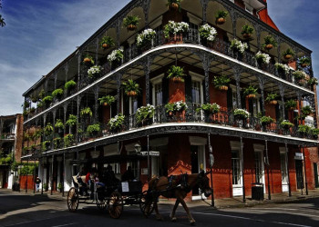 Das French Quarter in New Orleans