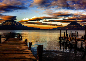 Der Lago de Atitlán - für viele der schönste See der Welt