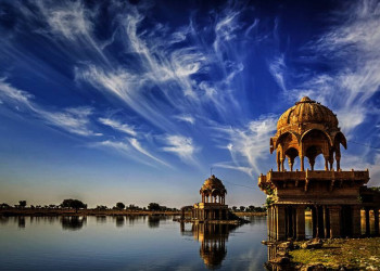 In Jaisalmer am Gadi-Sagar-See