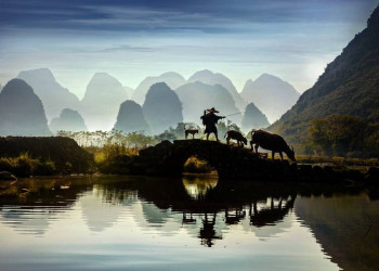 Kegelkarstberge am Li-Fluss bei Guilin