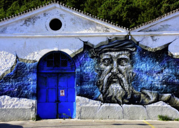 Street-Art auf den Dodekanes - Aegean style!