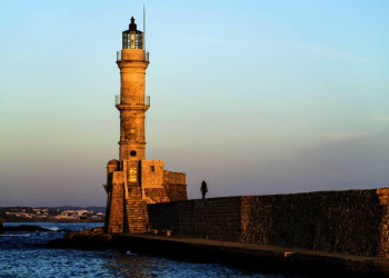 Der alte Leuchtturm von Chania