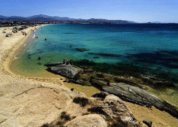 Ein Strand auf Naxos