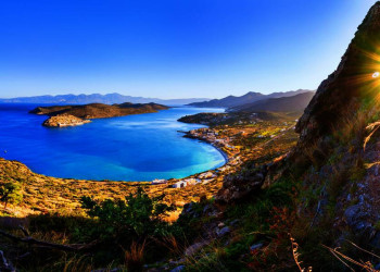 Die Insel Spinalonga vor der Ostküste Kretas