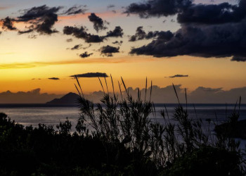 Abendstimmung auf den Äolischen Inseln