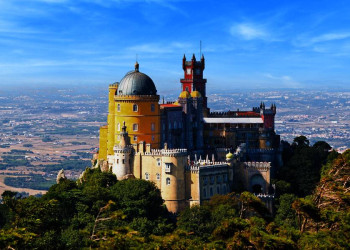 Der Palácio da Pena oberhalb von Sintra