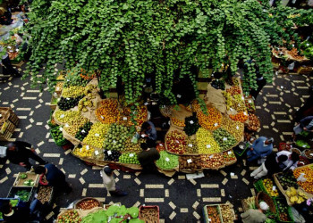 Der kunterbunte Gemüsemarkt in Funchal auf Madeira