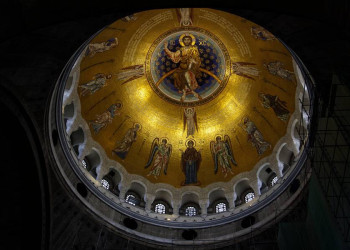 Die Kuppel der Sava-Kirche in Belgrad