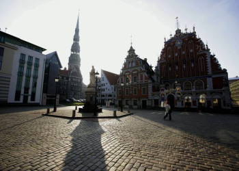 Schönstes Haus am Platz: das Schwarzhäupterhaus in Riga
