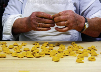 Tortellini - noch ist die Füllung ein Geheimnis