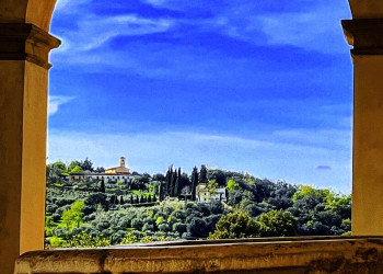 Ausblick von Poggio a Caiano