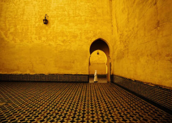 Innenraum einer Moschee in Meknes