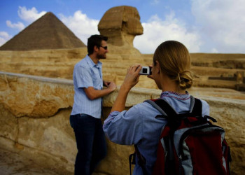 Die Pyramiden und Sphinx in Gizeh