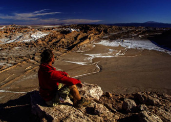 Beeindruckender Anblick des Mondtals in San Pedro de Atacama