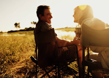 Sundowner auf der Safari