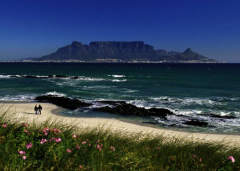 Eines der Highlights in Kapstadt - der Blick auf den Tafelberg