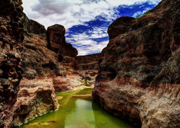 Der Sesriem-Canyon in Namibia