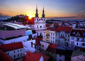 Die Altstadt von Brünn (Brno) in Tschechien