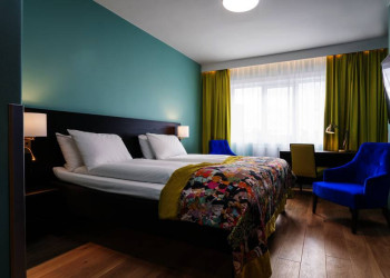 Ein Doppelzimmer im Thon Hotel Europa