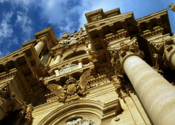 Der Dom in Syrakus auf Sizilien