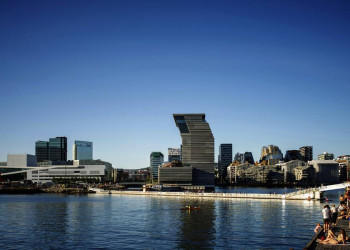 Oslos sommerliche Skyline