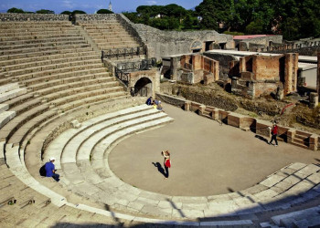Das große Theater in Pompeji