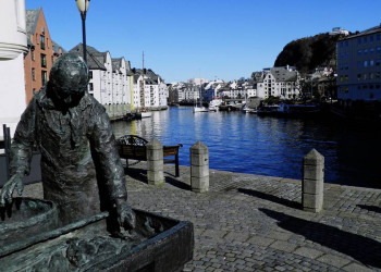 Im Zentrum der Jugendstilstadt Aalesund