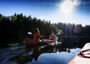 Herrlich, unsere Paddeltour in Smaaland
