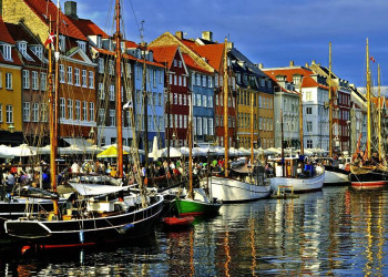 Der Hafen in Kopenhagen.