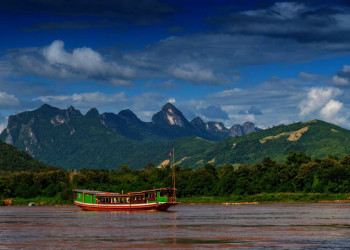 Bootsausflug auf dem Mekong.